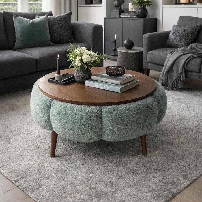Atelier Del Sofa Papatya 60 - Verde, Nogal